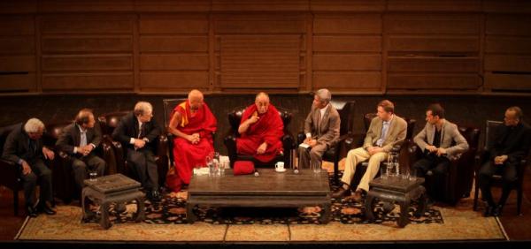 The word &quot;creativity&quot; doesn't exist in the Tibetan language, but His Holiness was surrounded by some of the world's leaders in creative learning. (photo by Samantha Walker 2009)