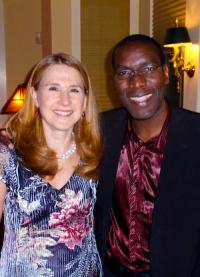 Dr Janice Levine and Dr Robert Kalyesubula met at Connecting for Change (photo courtesy of Janice Levine)
